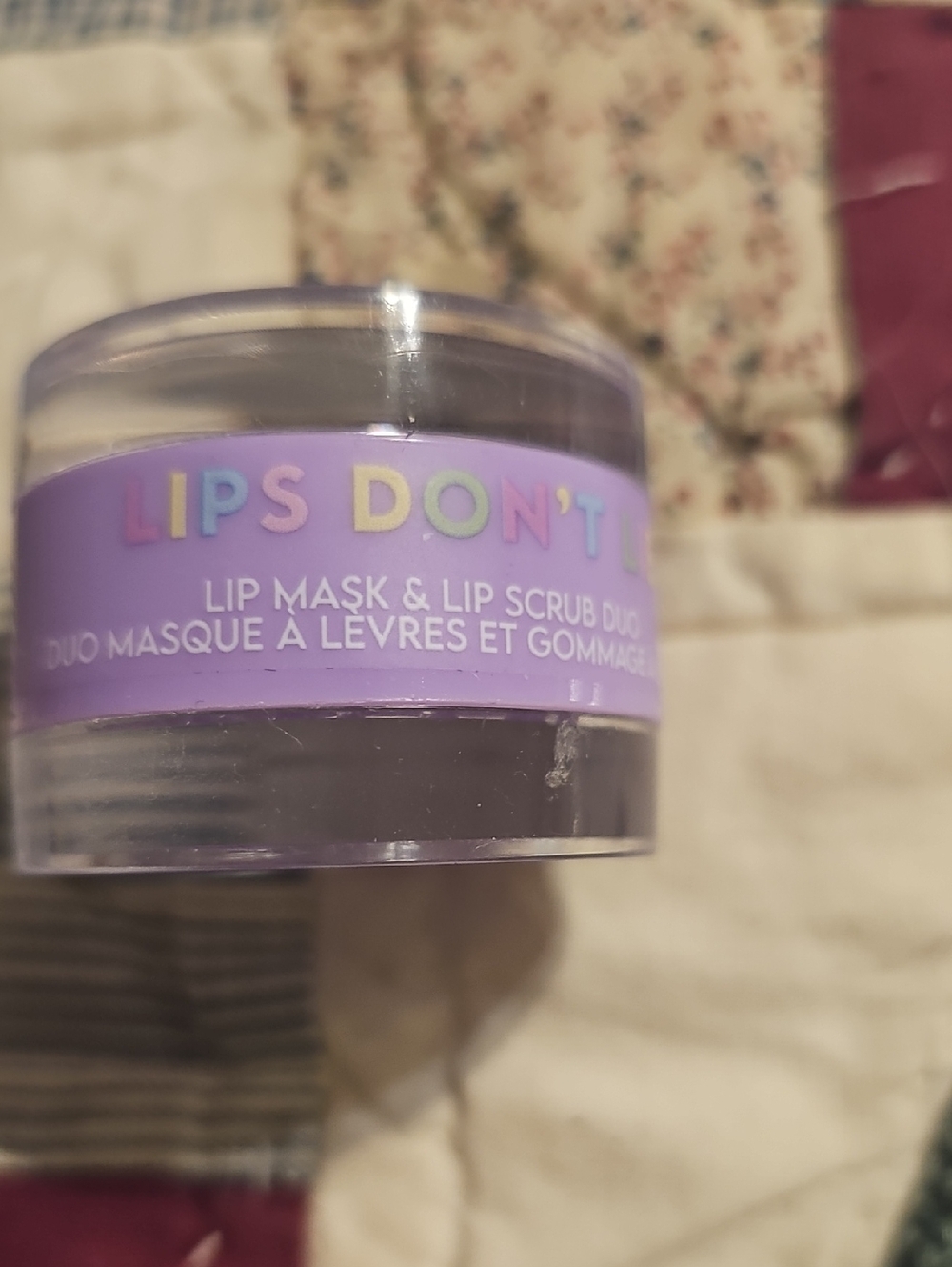 Purple Lip Mask & Lip Scrub Duo